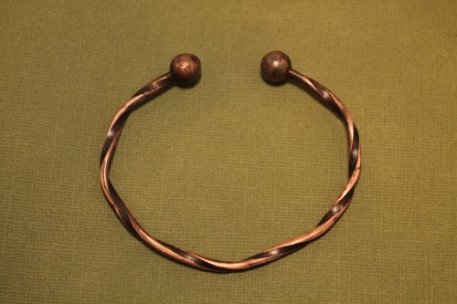 Twisted Copper Wire Cuff