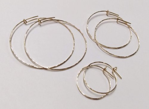 Kat's Wire Hoop Earrings