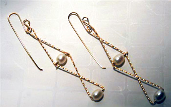 Figure 8 Pearl Earrings