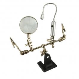 Helping Hand Magnifier with 6 1/2 inch Flexible Light