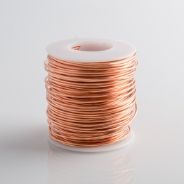 18 Gauge Round Dead Soft Copper Wire - 1LB