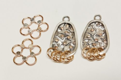 Five Golden Rings Earrings