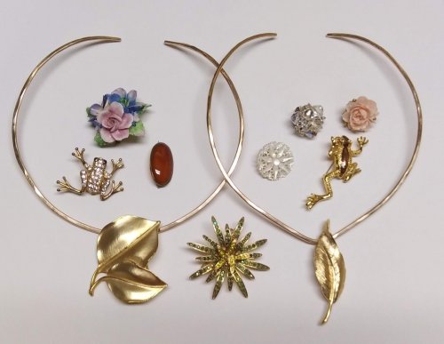 Wear Your Brooches on a Neckwire