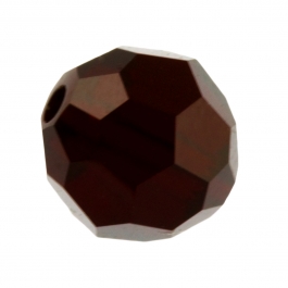 6mm Garnet 5000 Round Swarovski Crystal Beads - Pack of 10
