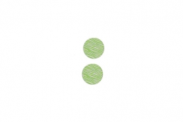 Lillypilly - Lime Waves - 3/4" Disc (PKG 2)