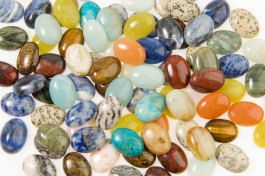 18x13mm Oval Gemstone Cabochon Assortment - Pack of 100