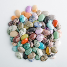 25x18MM Assorted Oval Cabochon Mix Pk100