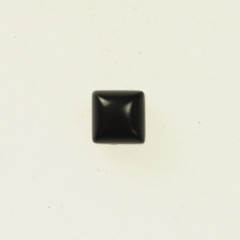 Matte Onyx 6mm Square Cabochon - Pack of 2
