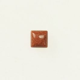Goldstone 6mm Square Cabochon - Pack of 2