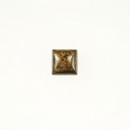 Bronzite 10mm Square Cabochon - Pack of 2